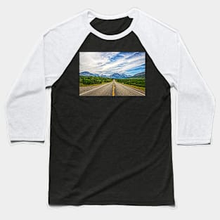 US Highway 89, Babb Montana Baseball T-Shirt